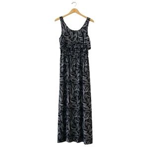 Merona Leaf Print Dress Size M